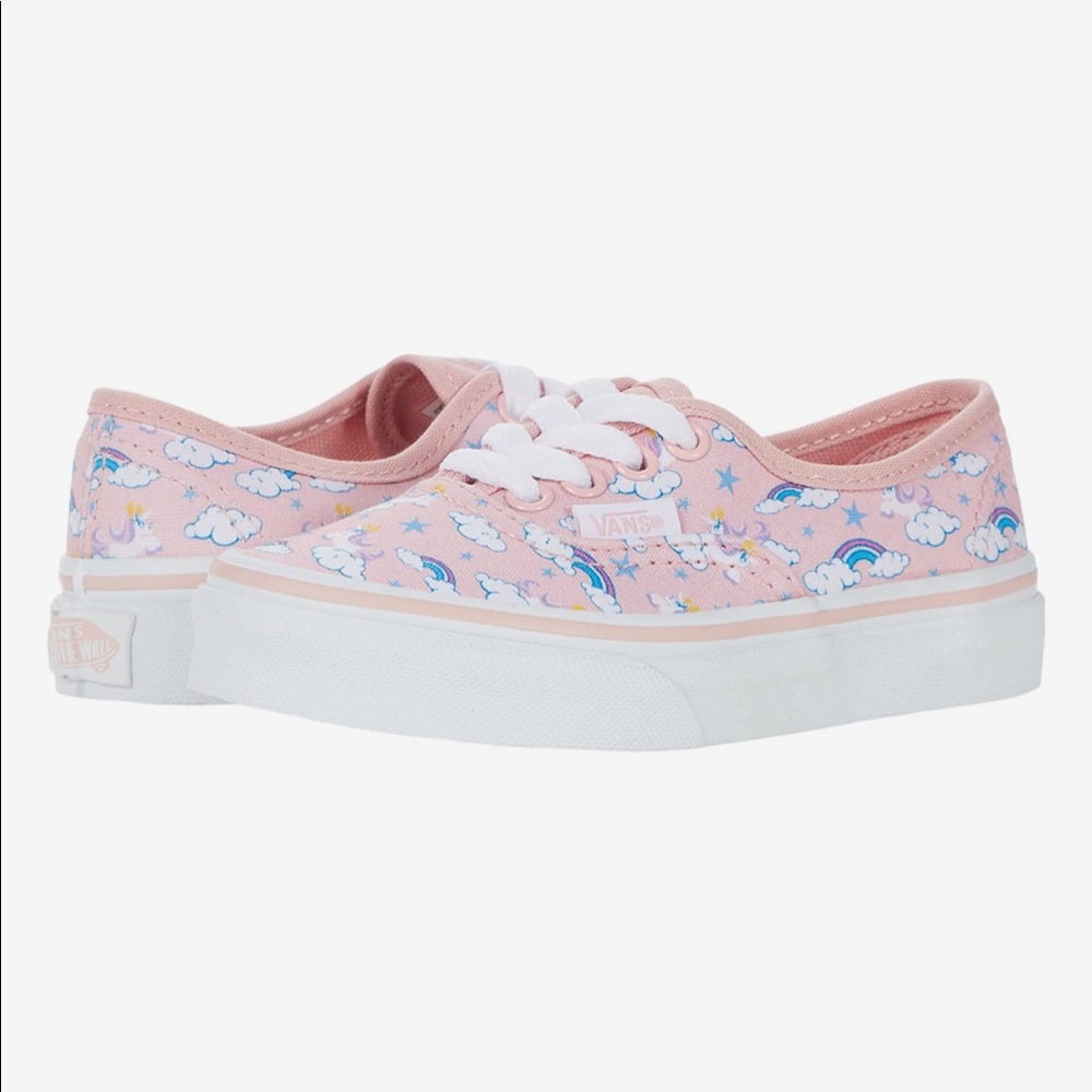 Little Girls Vans Sneakers Size 12